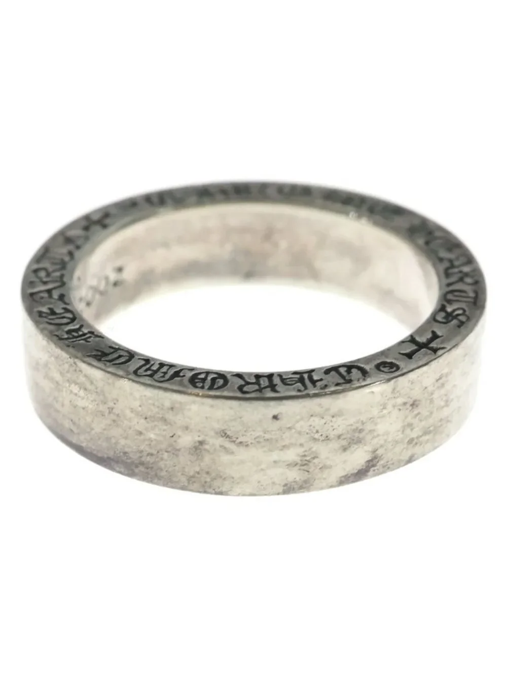 Chrome Hearts Spacer Pln Ring Plain Silver